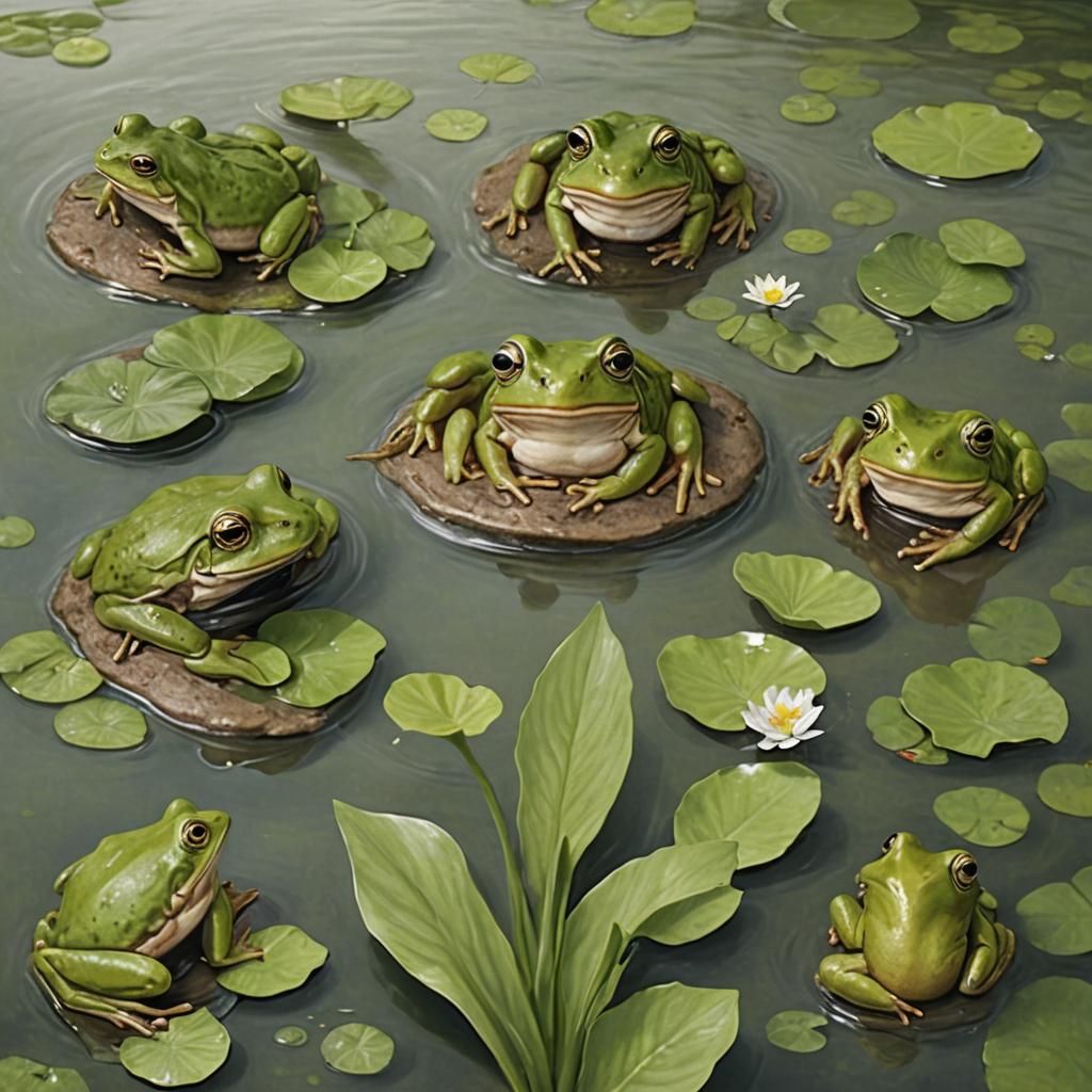 Biblical Plague: Frogs Invade Egyptian Homes