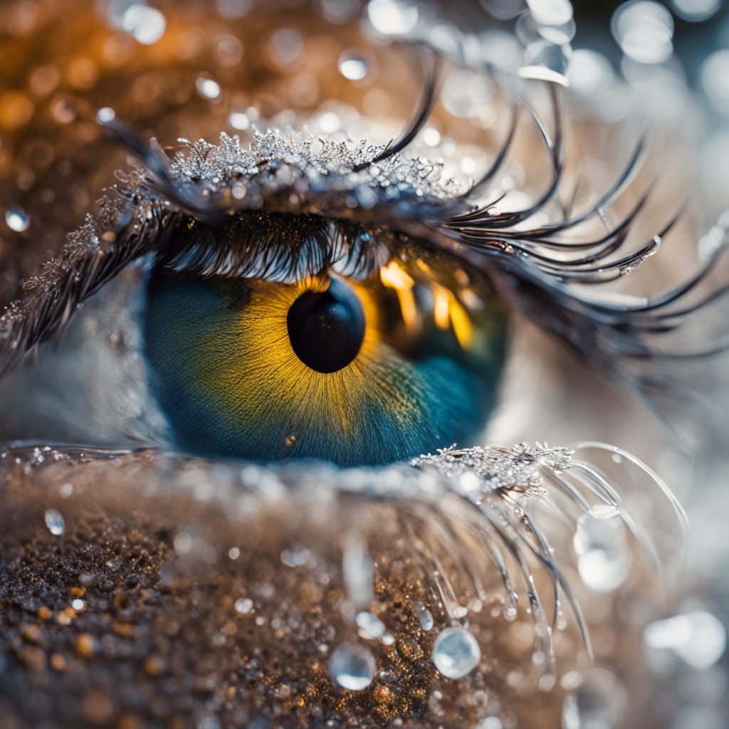 Fractal Snowflake in Vibrant Colors