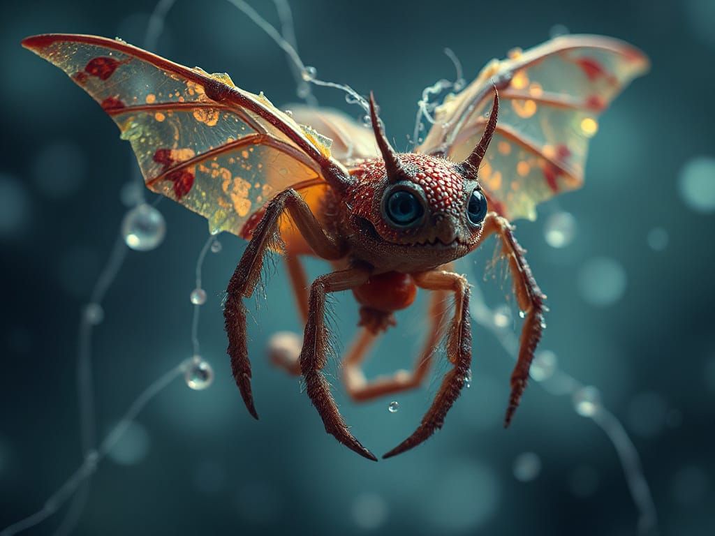 Ethereal Creature in a Surreal, Fantastical Atmosphere