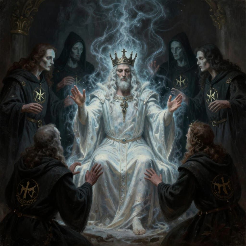 Medieval Cult Worships Fallen Monarch in LostSouls Costumes