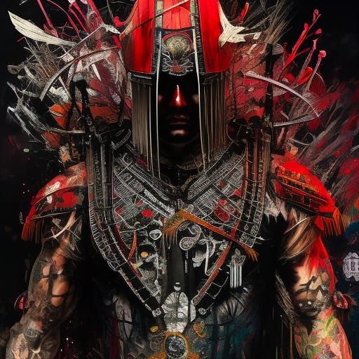 Undead Yakuza Assassin Samurai: Urban Concept Art