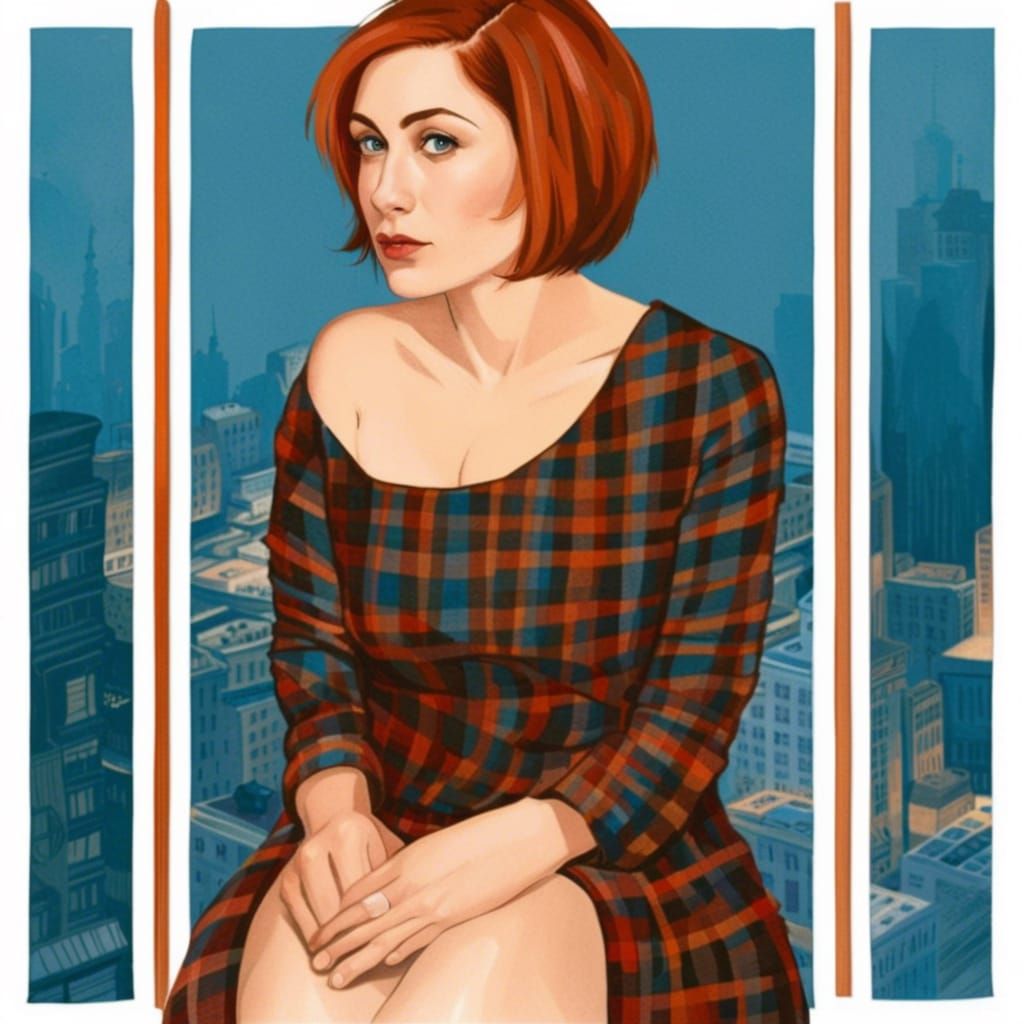 Isometric Portrait in Pirate Core Bar, Detailed Illustration