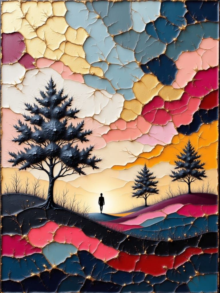 L’homme sous le ciel fendu