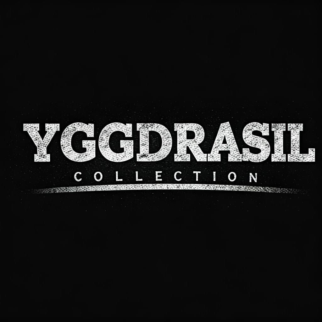 Bold Chalky YGGDRASIL COLLECTION Text Art