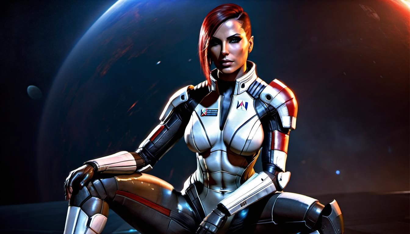 Hyperrealistic Female Character in Bikini