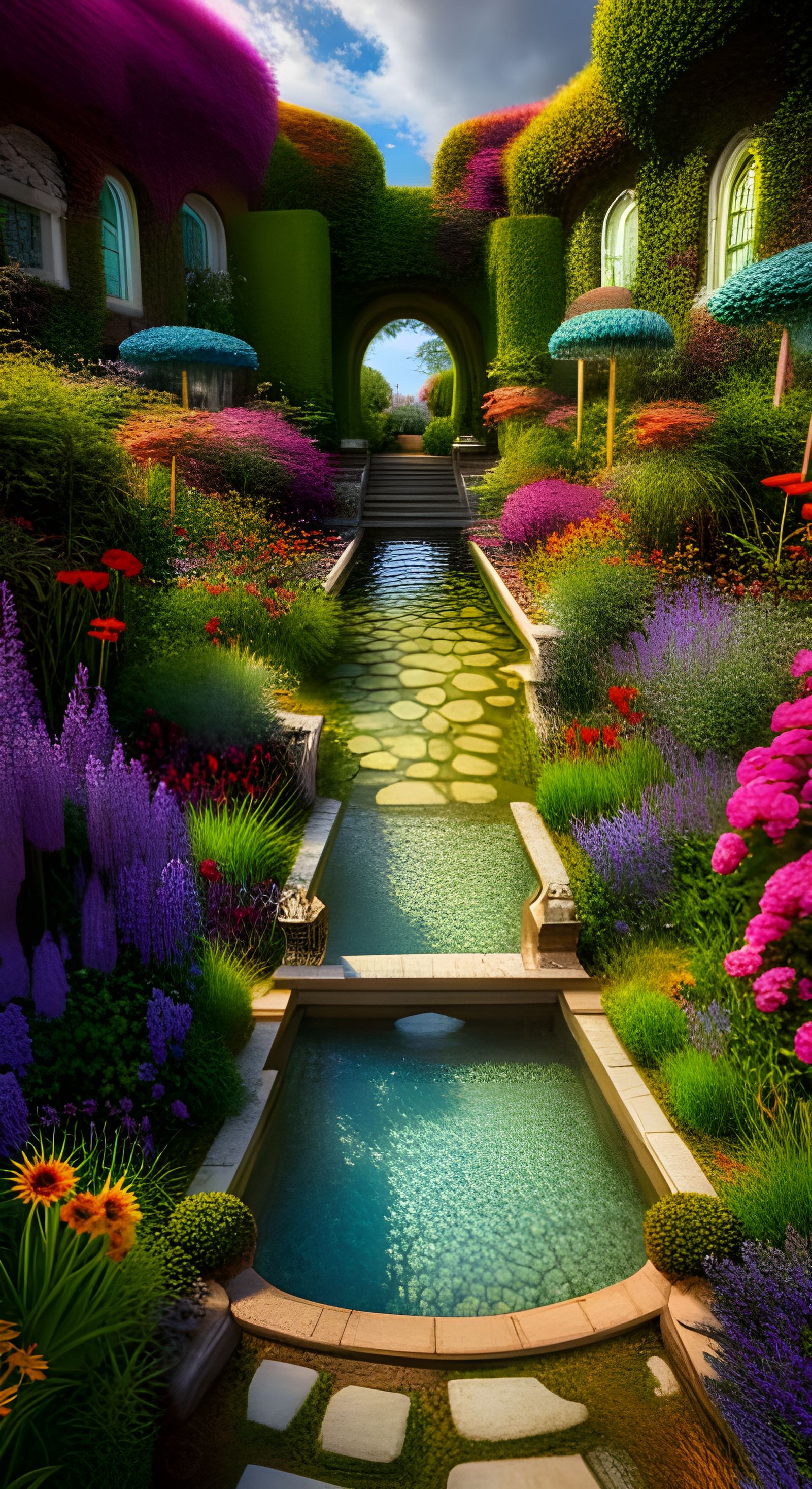 21st Century Garden of Earthly Delights in HDR