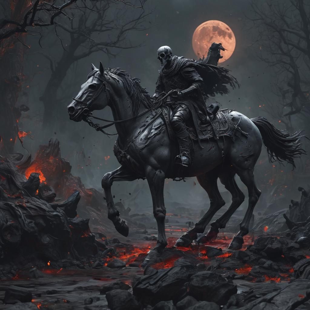 Headless Horseman Emerges from Hell
