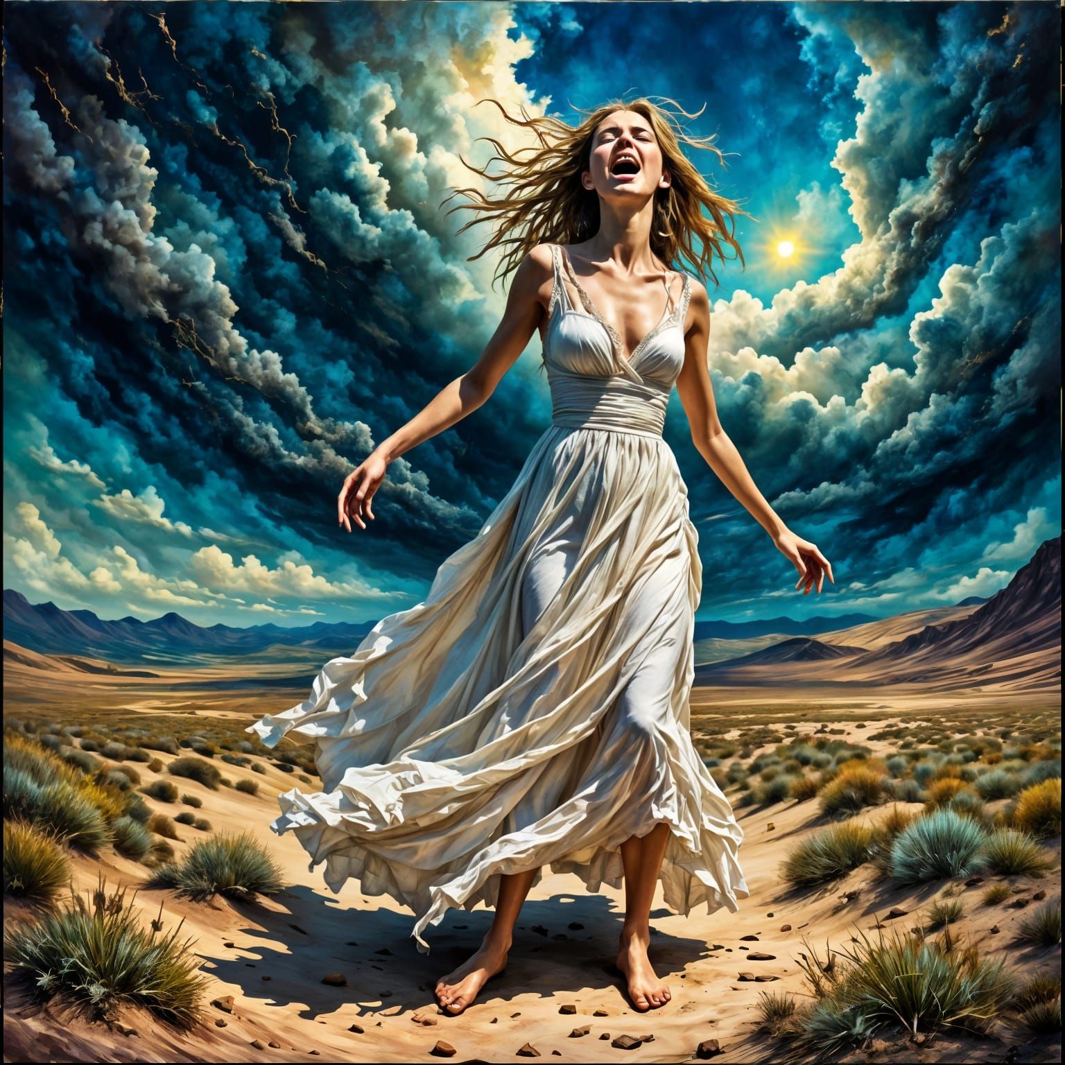 Unseen Terror Unleashes Fearsome Expression