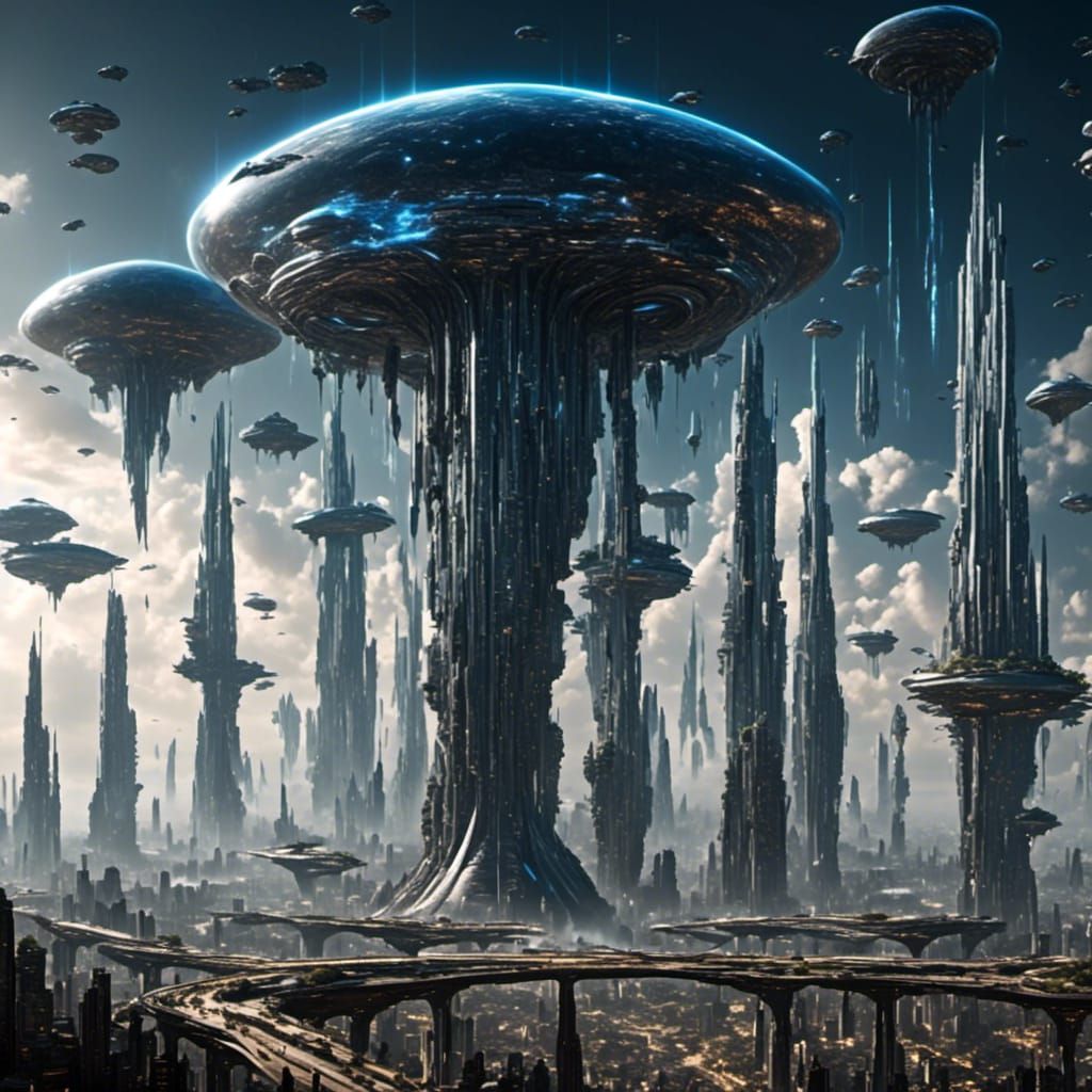 Alien Megacity of the Future