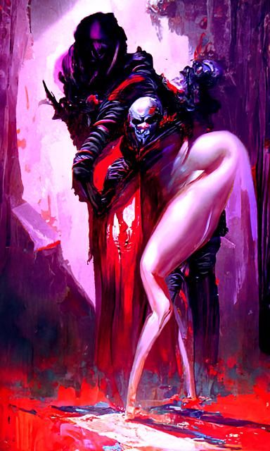 Sinister Seduction in Romantic Fantasy Style