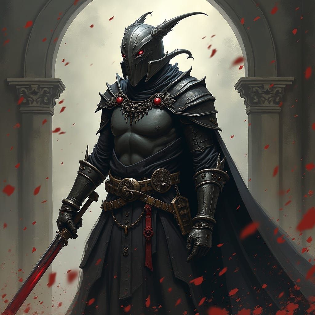 Grimdark Fantasy World in Dark Medieval Style