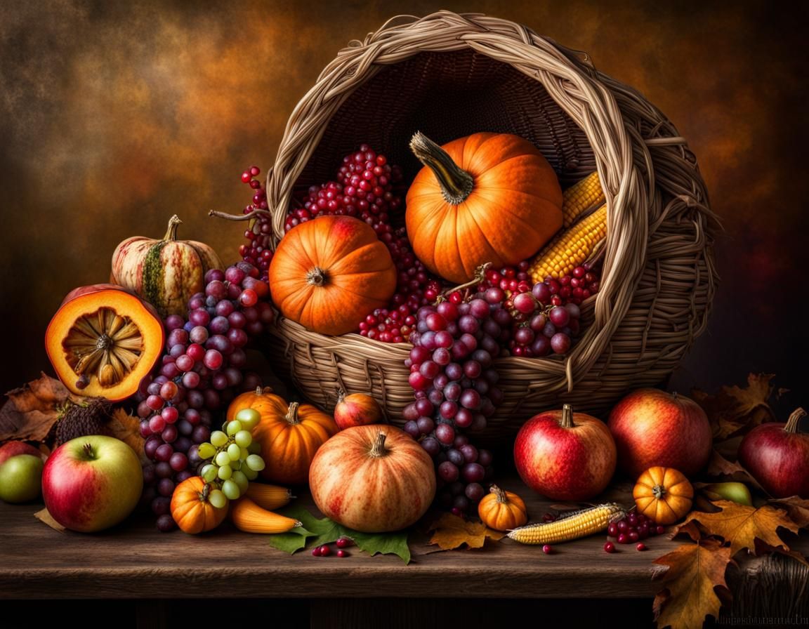 Abundant Autumn Harvest in Horn of Plenty