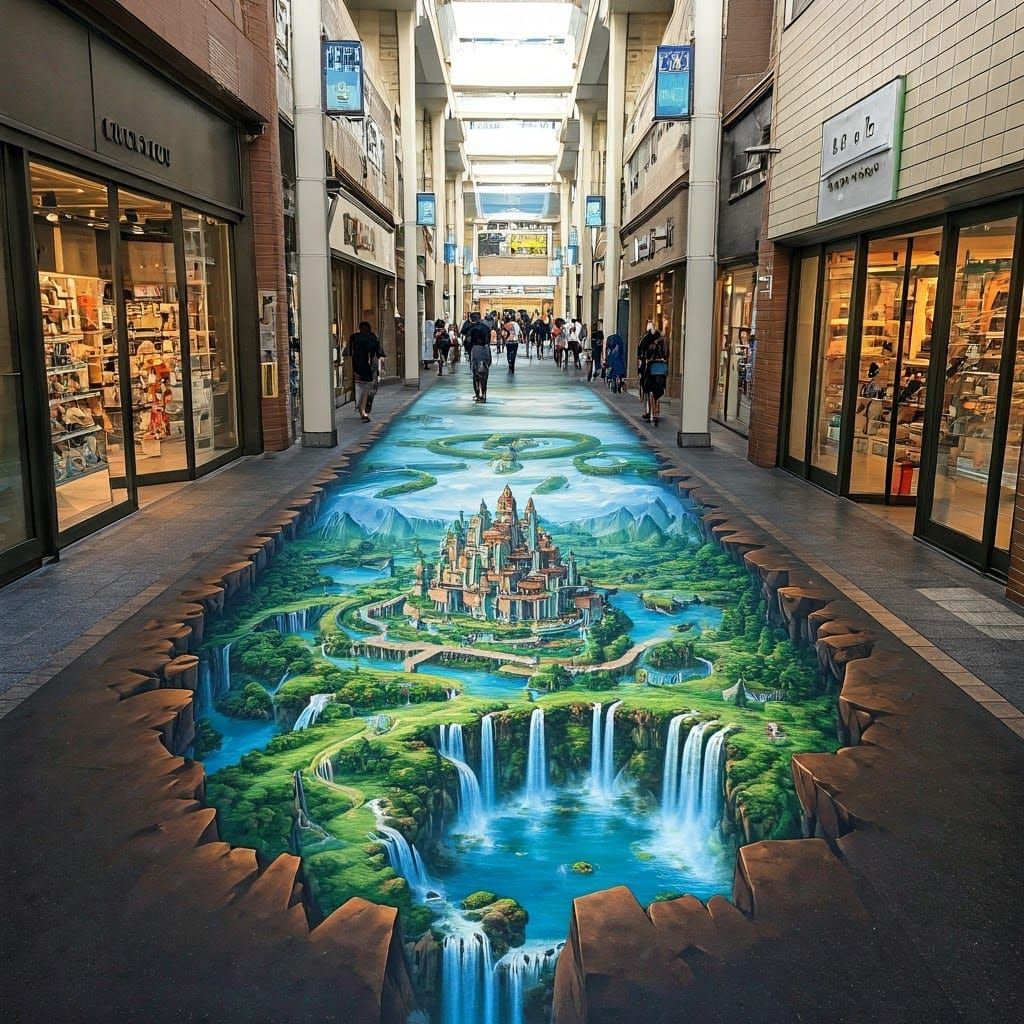 A Vibrant Dragon Unleashed in Tokyo's Shopping Streets