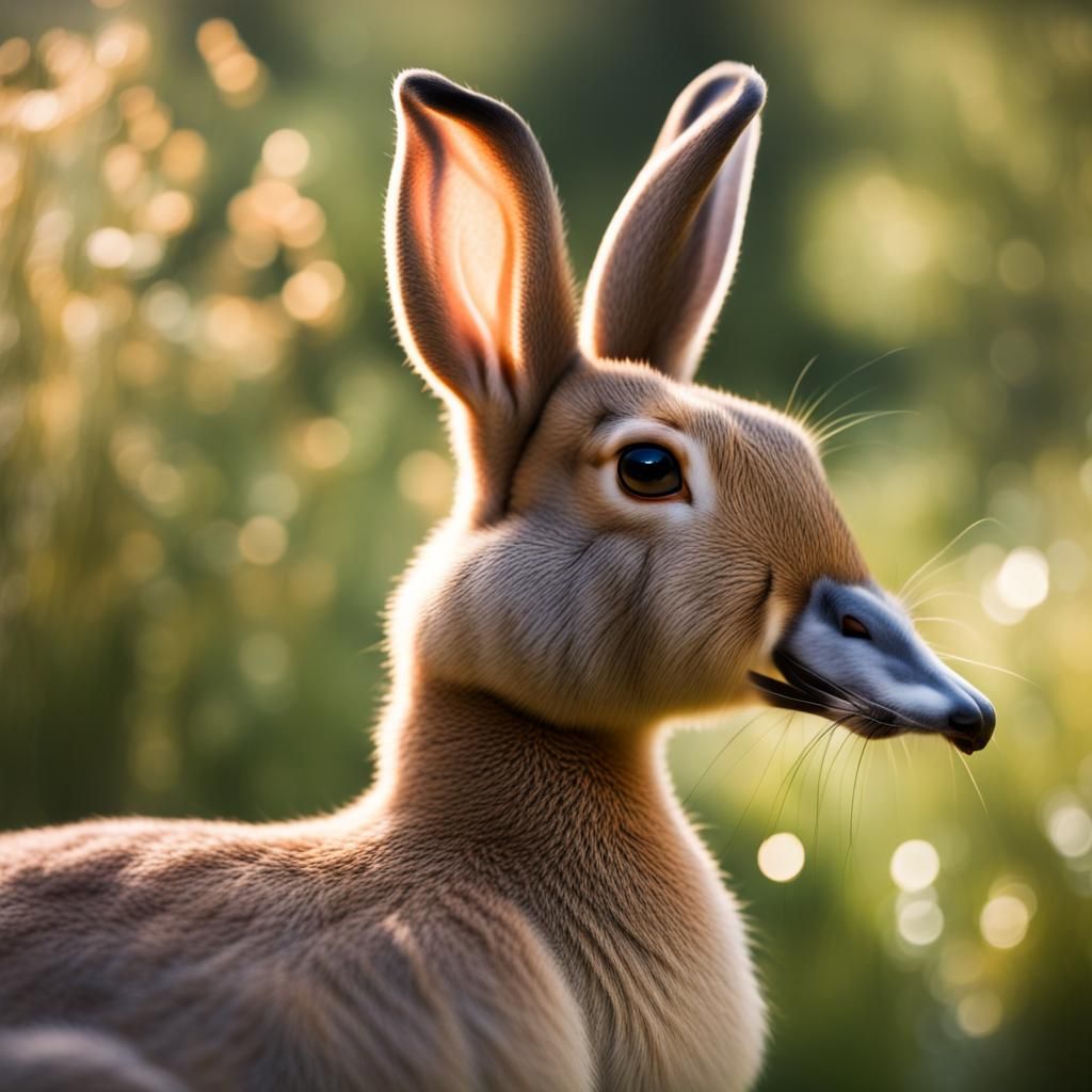Rabbit or Duck? Optical Illusion in High Resolution