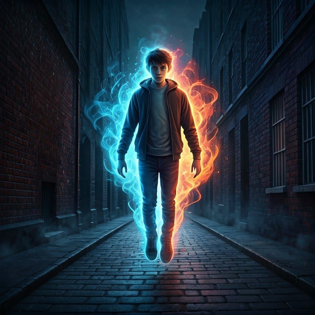 Ghost Boy Splits in Urban Explosion