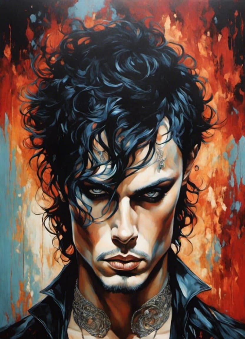 Surreal Sacrifice: Timeless Figures in Dramatic Light