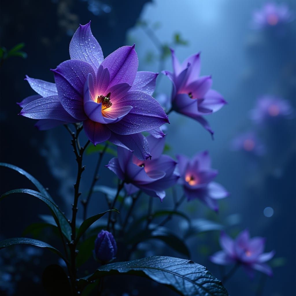 Monkey Orchid Flower Hybrids with Sparkling Eyes