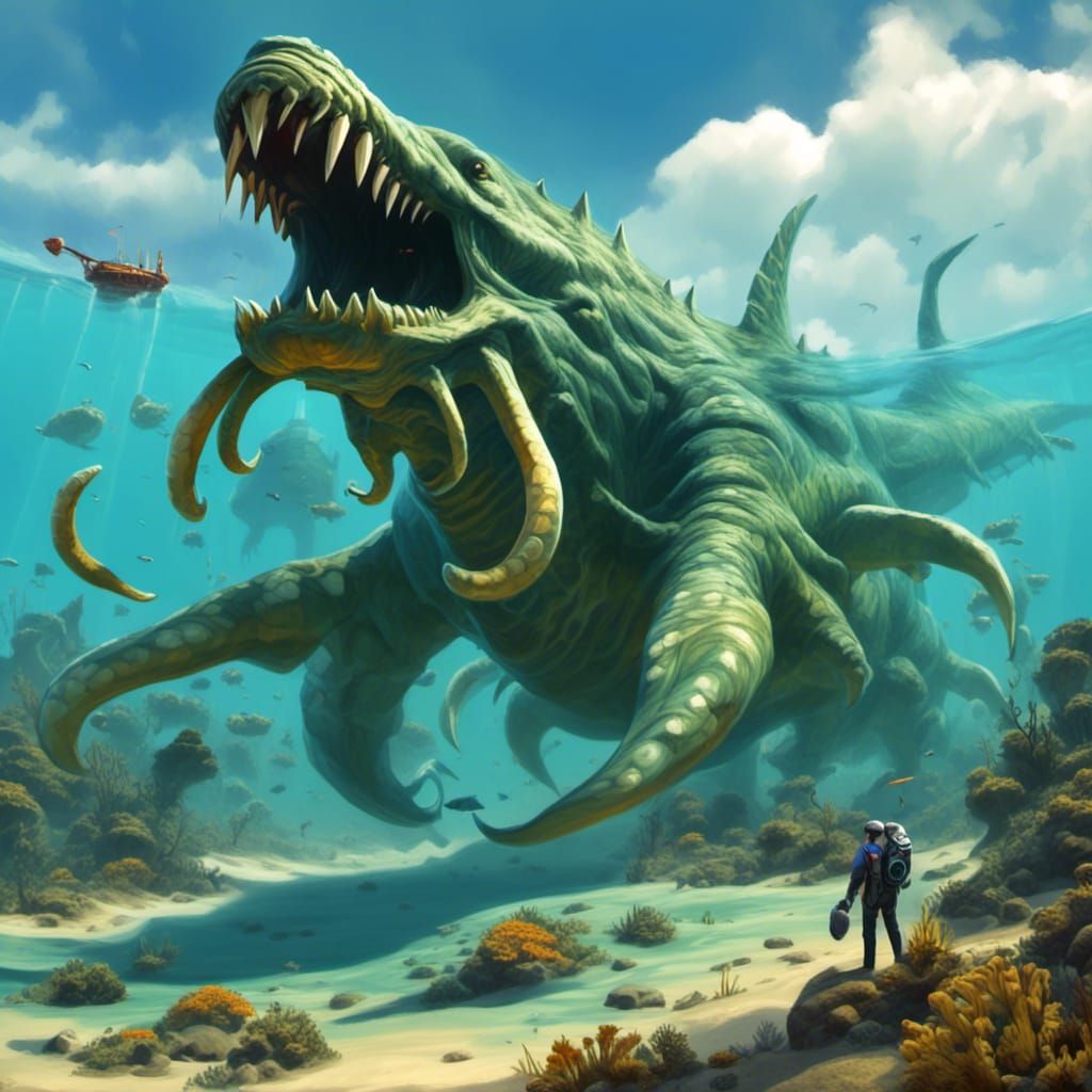 Gargantuan Leviathan: Apex Predator of the Deep Sea