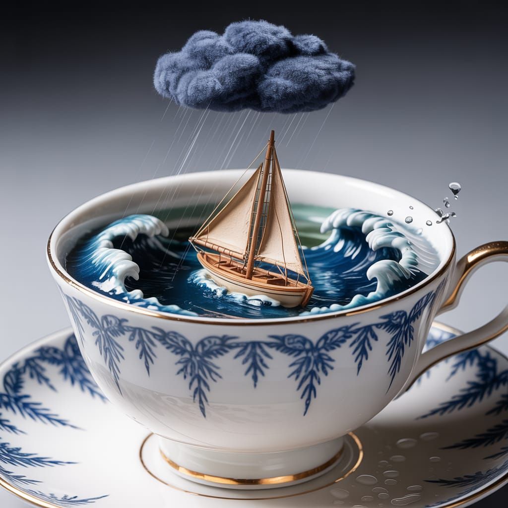 Storm in a Teacup: Porcelain, Ocean, and Miniature Boat