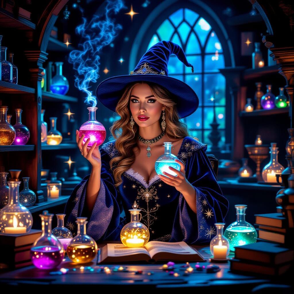 Enchanter Tester Potions in Magical Lab