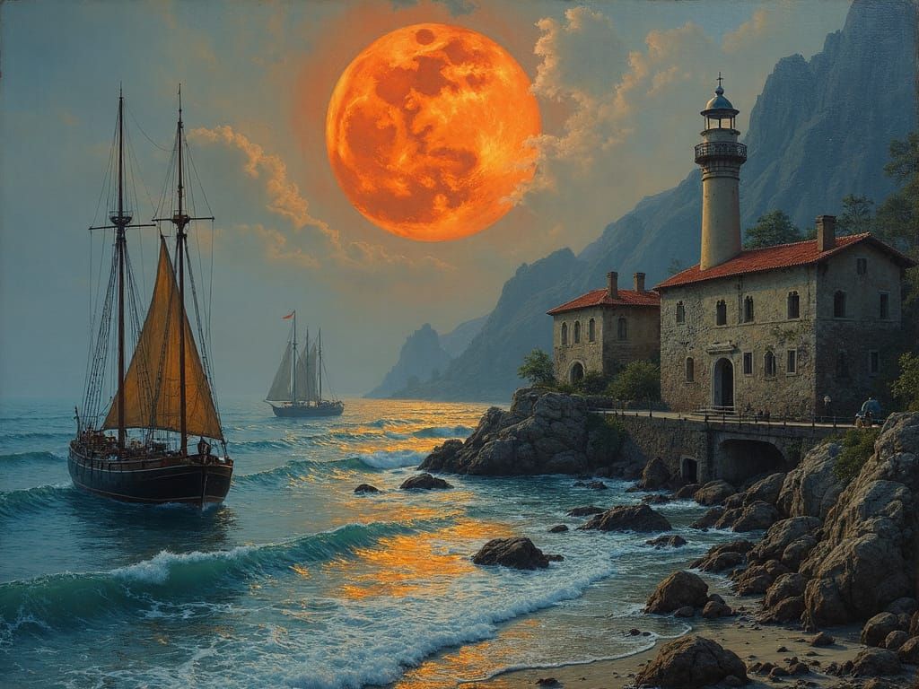 Crimson Tides and the Sentinel Moon