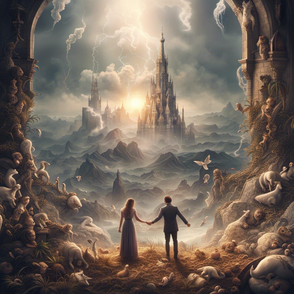 The Helping Hand of Love: Digital Matte Painting