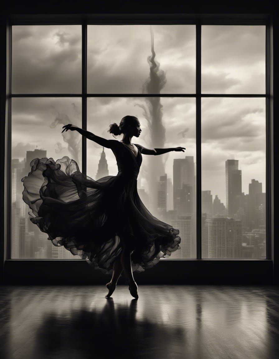 A Silhouetted Dancer