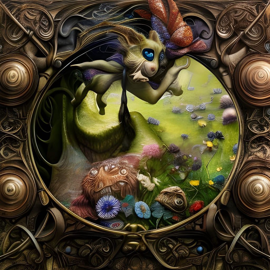 Detailed Pop-Up Book Fantasy Art in 8K