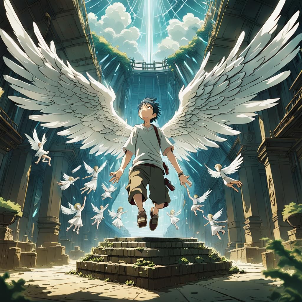 Anime Angel: Chester in Ghibli Style