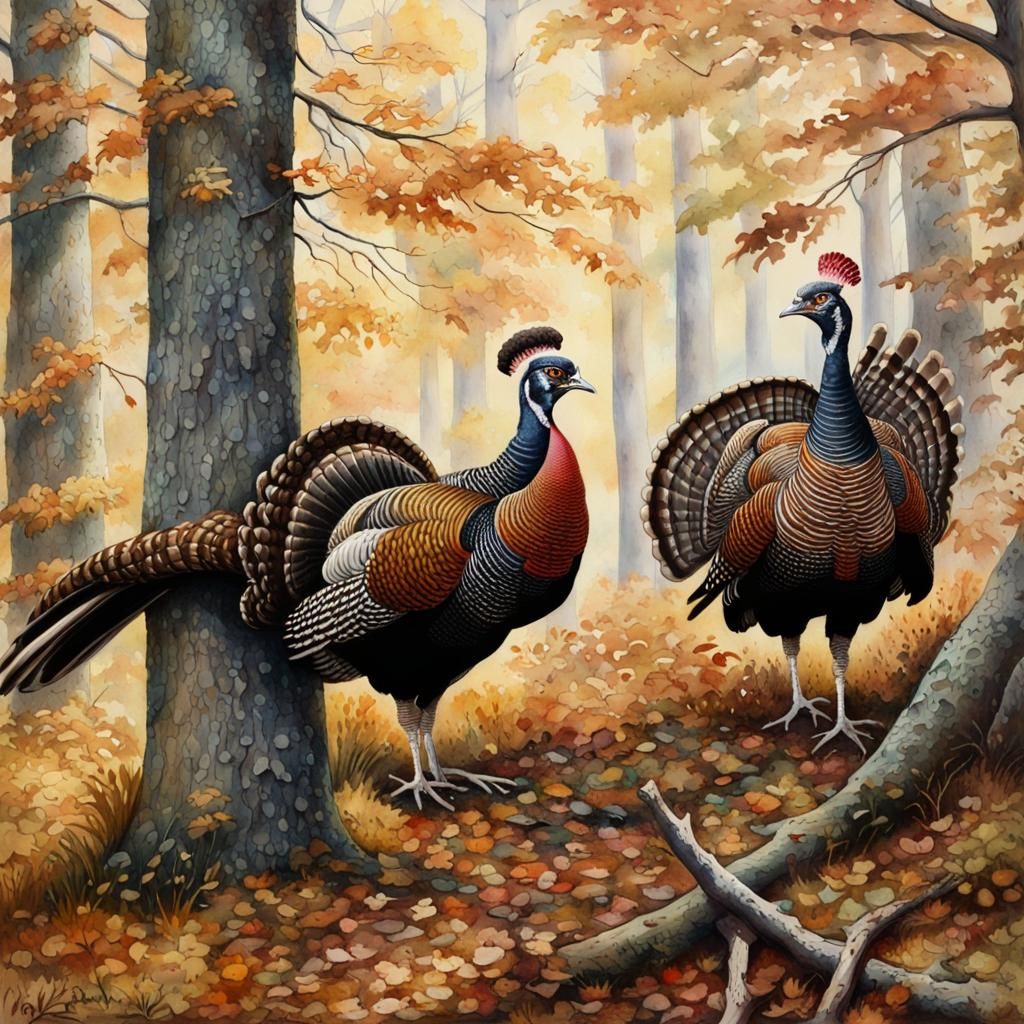 Wild Turkeys