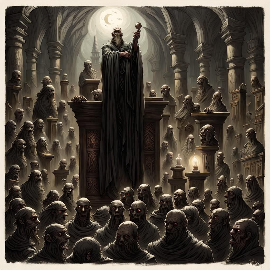 Lovecraftian Wizard's Tomb in Sinister Style