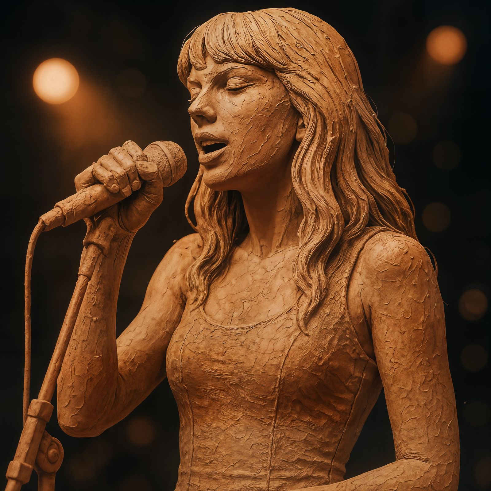 CGI Taylor Swift Singing on Stage