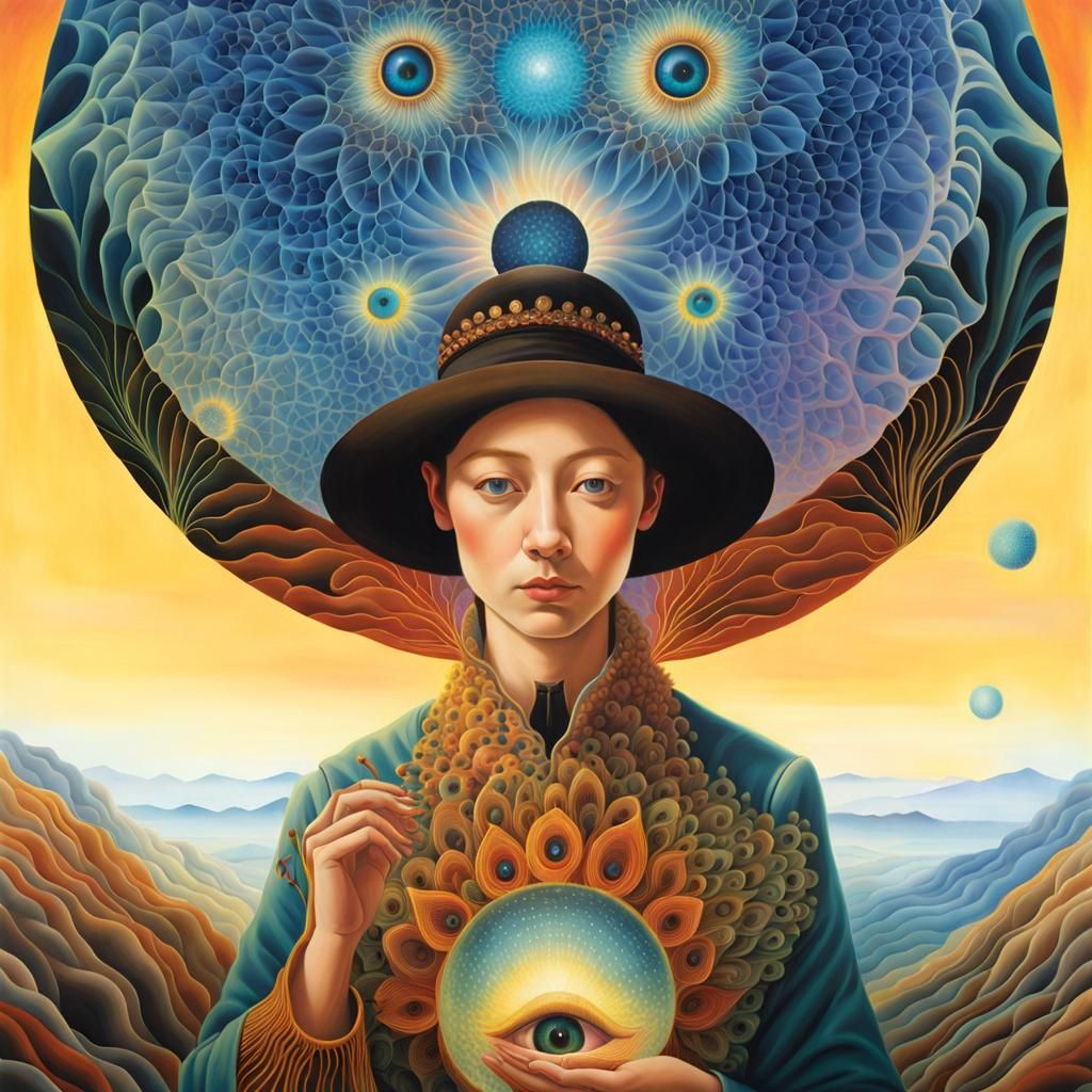 Newborn's First Breath in Warped, Elegant Style