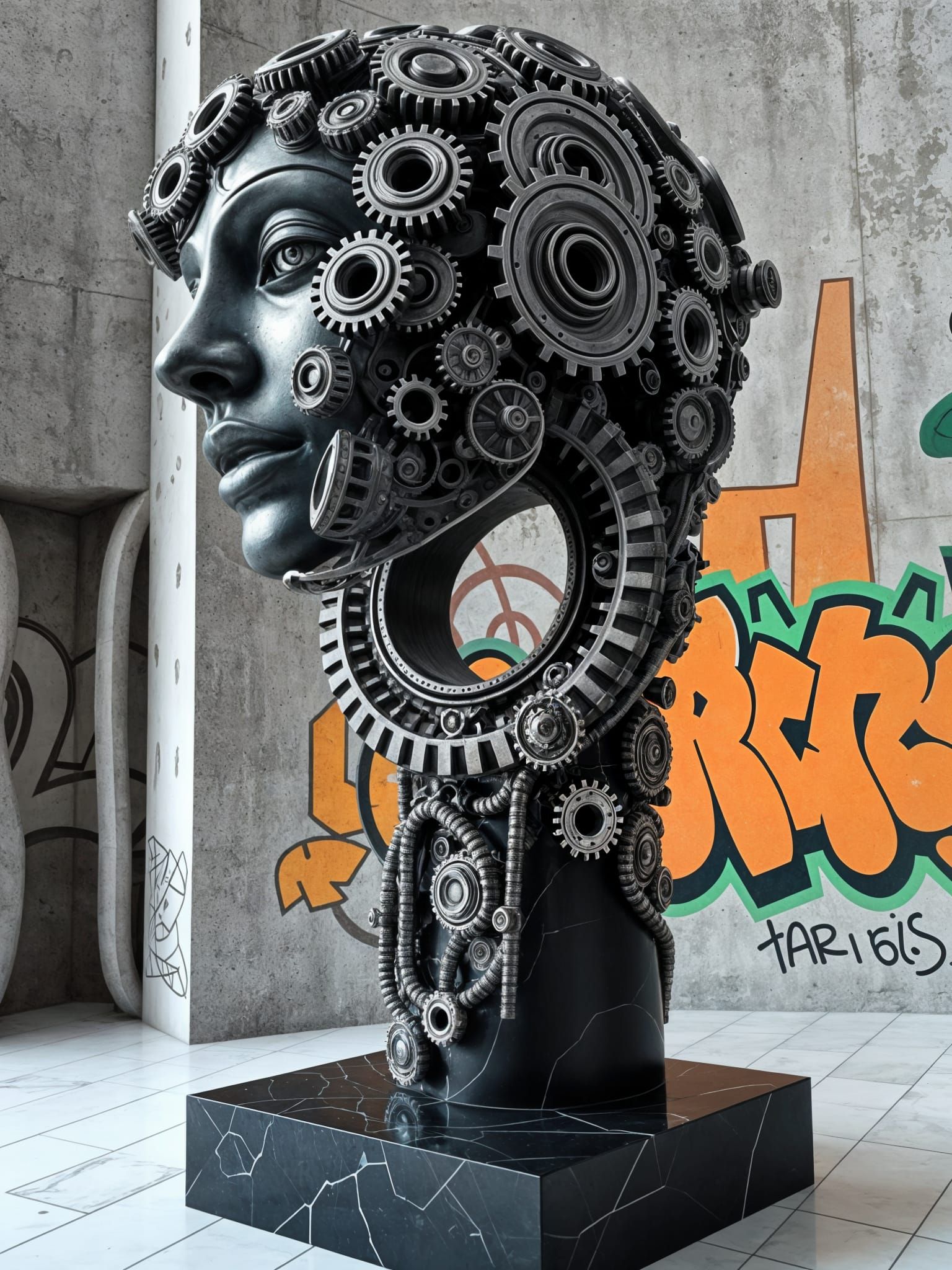 Metal Abstract Sculpture