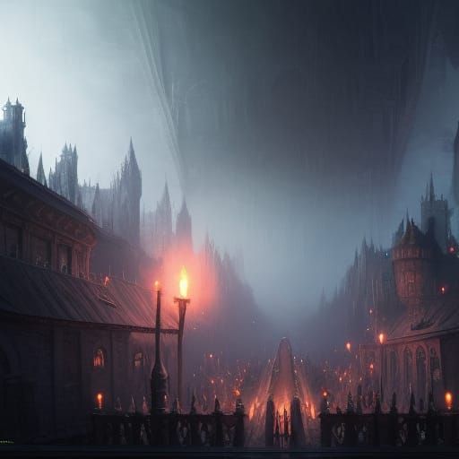 Wizards on Royal Road: Dark Fantasy Art