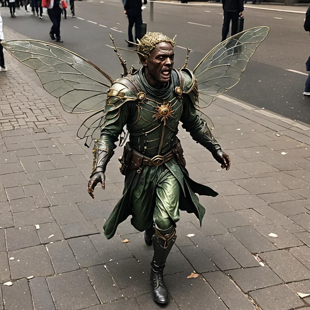 Furious Fairy Escapes Death in Frankfurt