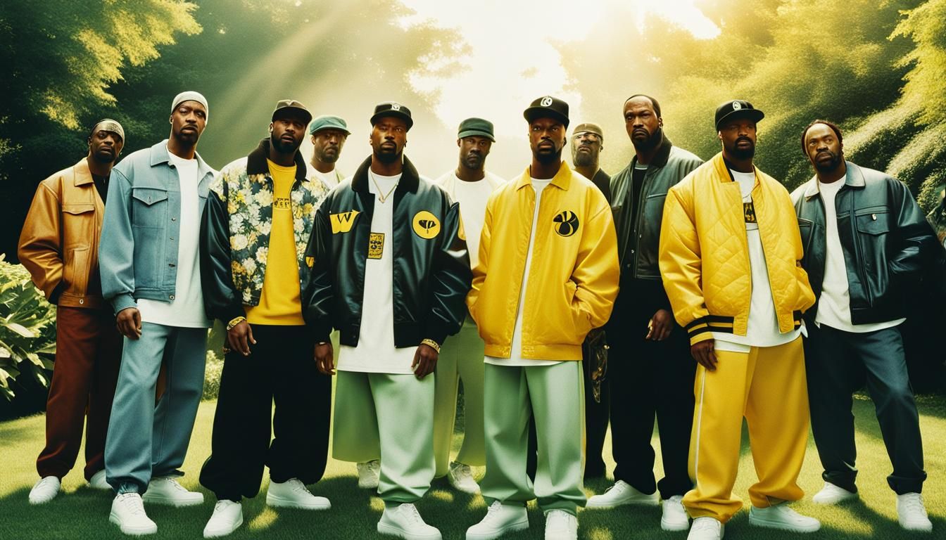 Wu-Tang Clan Garden Party in 90s Style
