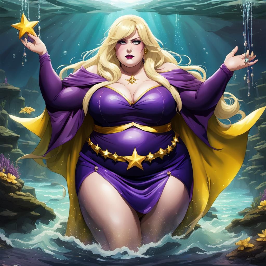 Plus-Size Supergoddess Rescues Dystopian Mermaid
