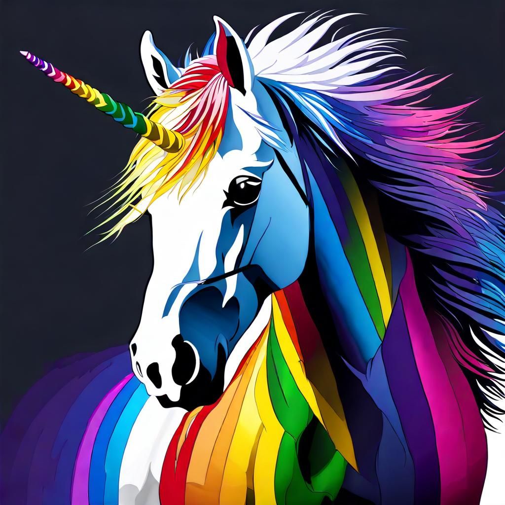 Rainbow Unicorn: A Colorful Mythical Creature