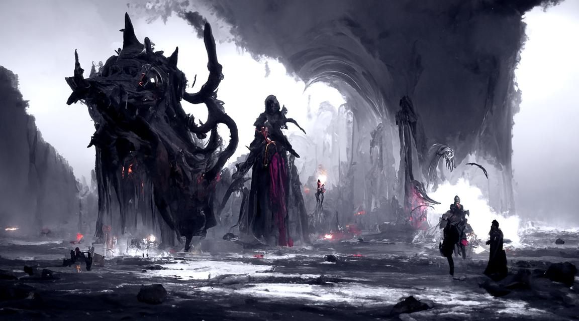 Eldritch Dungeons and Dragons Concept Art
