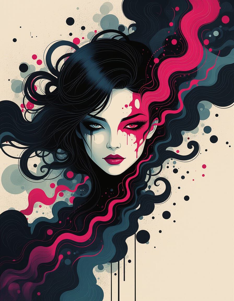 Chaos to Beauty: Goth Cyberpunk Transformation