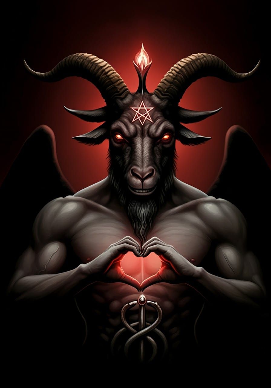 Baphomet's Heart: An Eerie Gesture