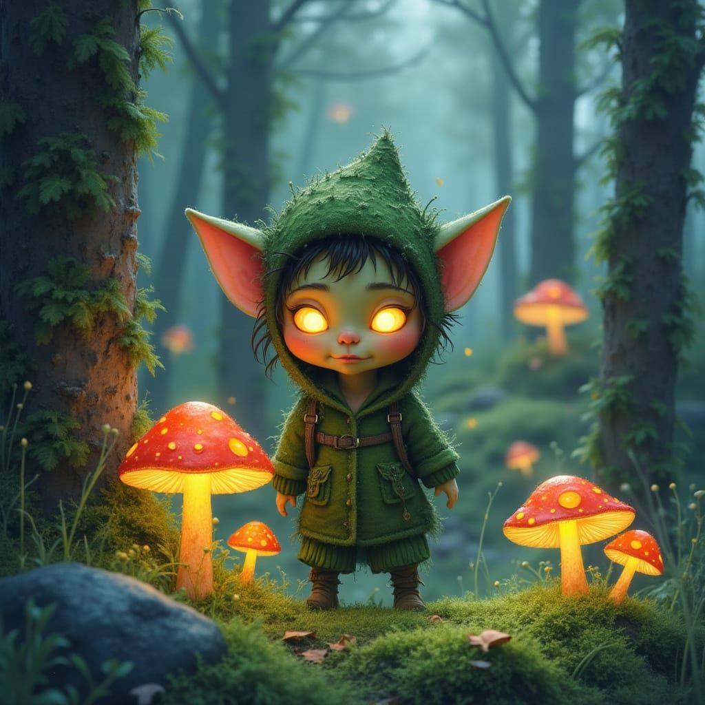 Forest Sprite Hide-and-Seek: Watercolor Fantasy