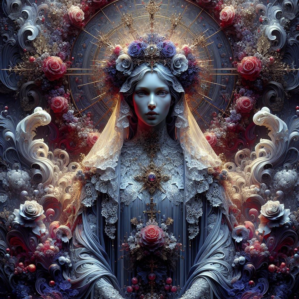 Fantasy Queen Conceived Without Sin: Artstation Concept Art