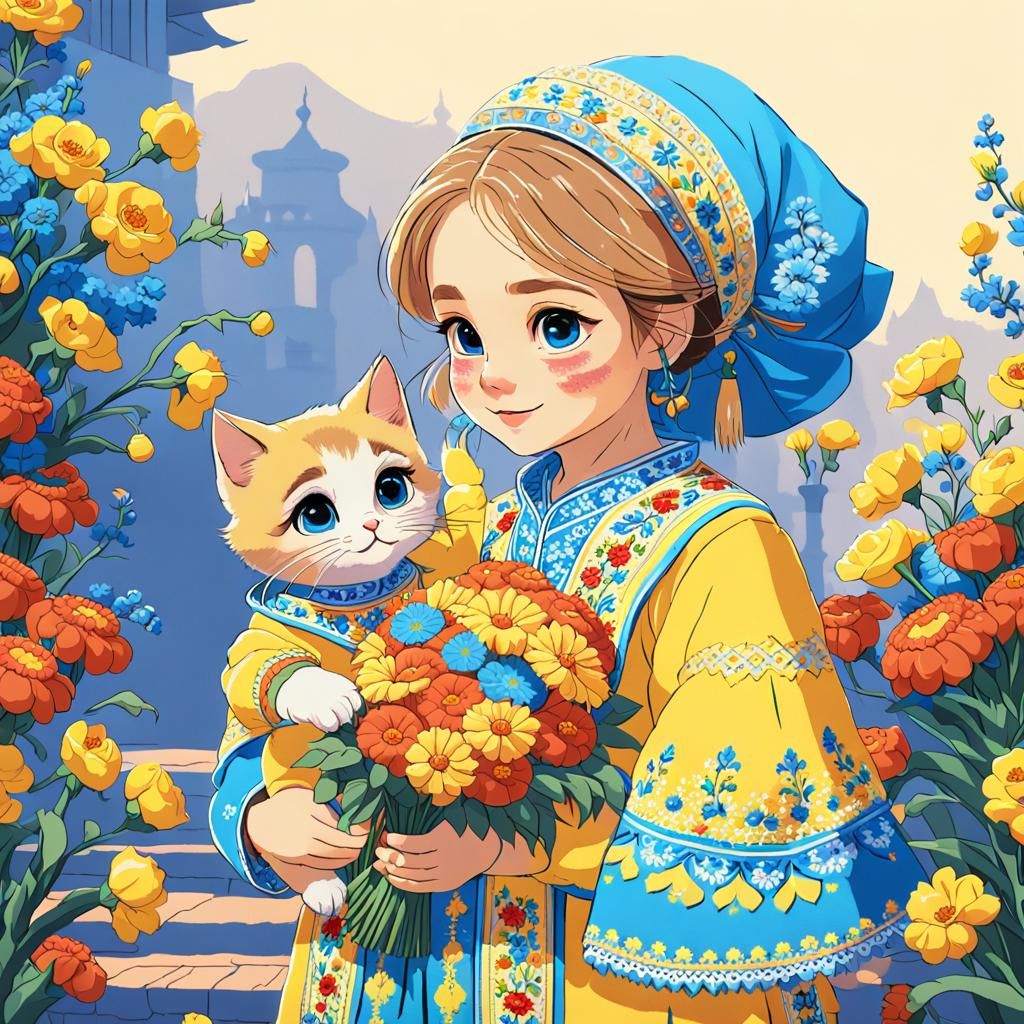 Anime in Ukrainian style