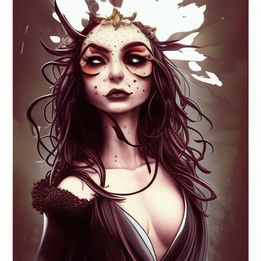 Enchanting Witch Transforms into a Frog