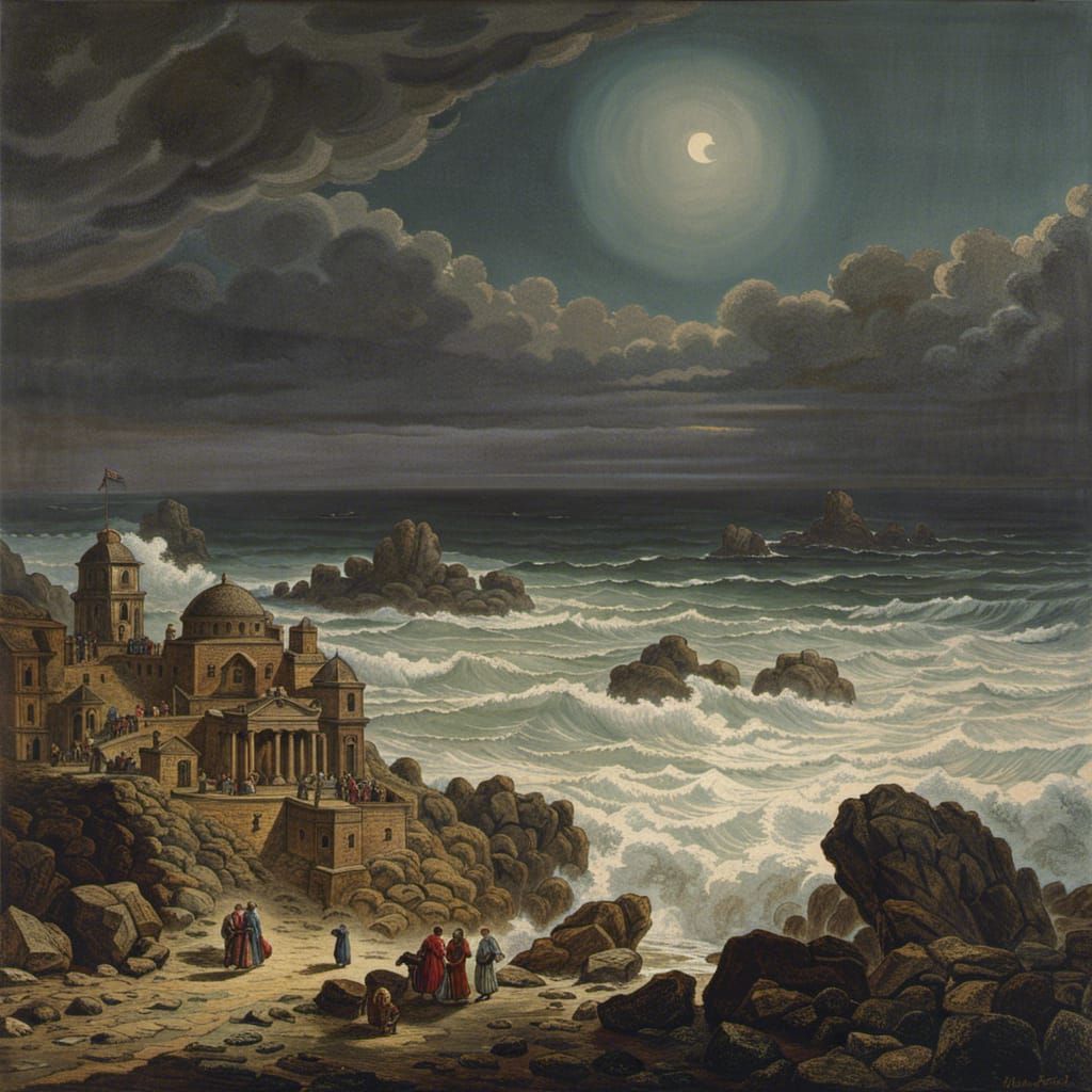 Soul Merging with Cosmos in Hyperrealistic Style