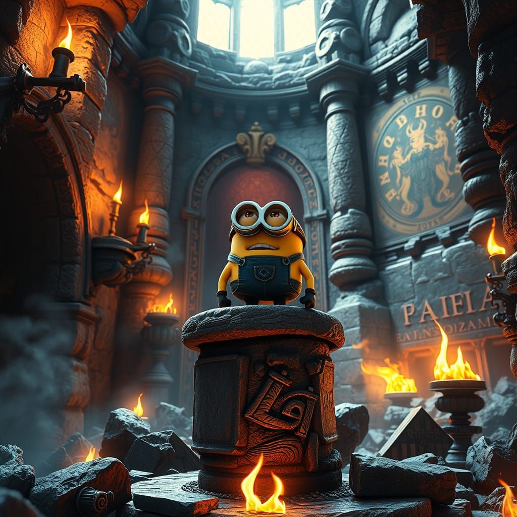 Mystical Minion Discovers Ancient Castle Secrets