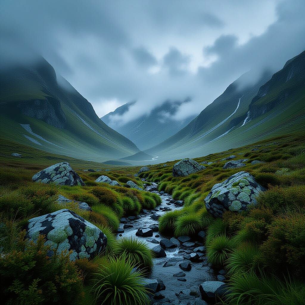 Breathtaking HDR Nature Landscape with Cinematic Lighting