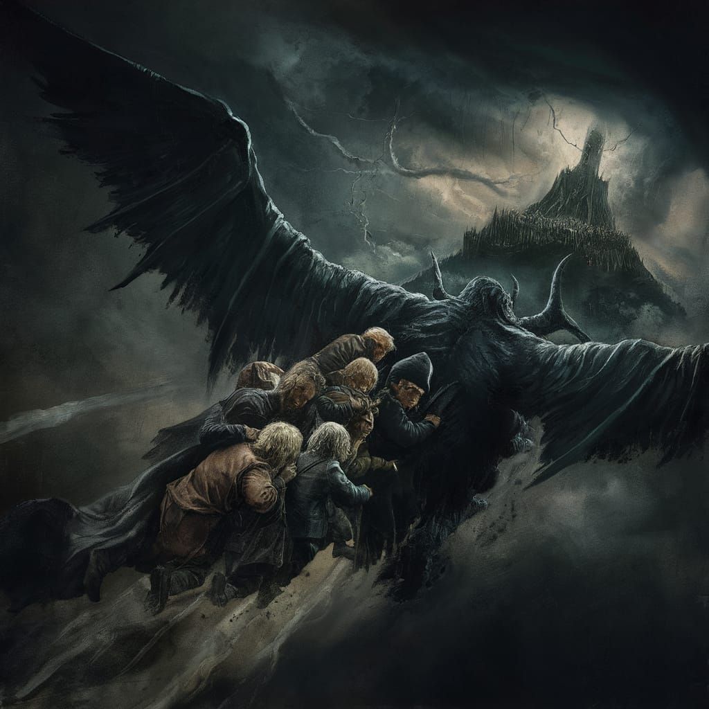 Hobbits vs Nazgul: Renaissance Aerial Battle